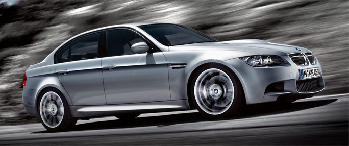 Fast Silver BMW